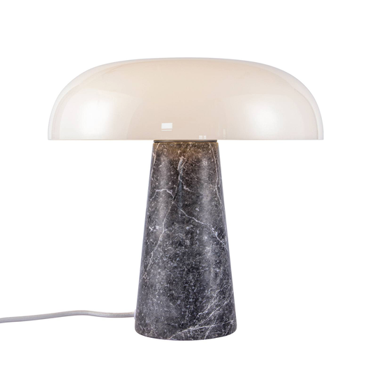 Glossy-pöytälamppu harmaa/opaalinvalkoinen
