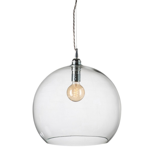 Rowan glass pendant 39cm (Kirkas / läpinäkyvä)