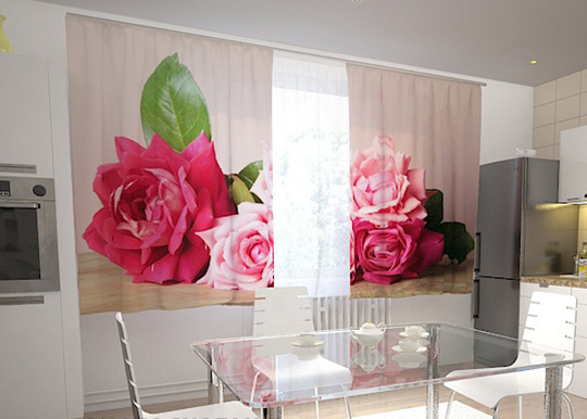 Pimennysverho GARDEN ROSES 200x120 cm