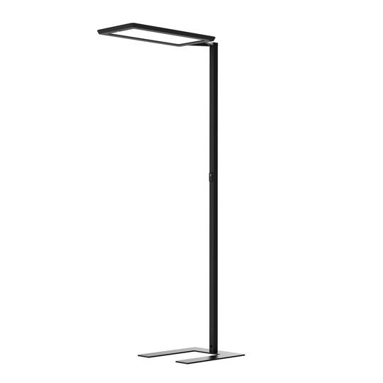 LED-lattiavalaisin Yara.single 4000K PIR, musta