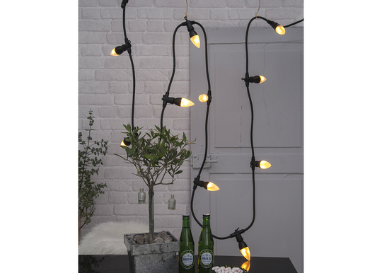 Koristeellinen LED-lamppu E14, palava liekki