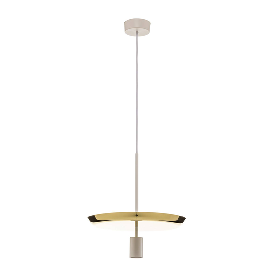 Prandina Landing S50 -LED-riippuvalo, messinki