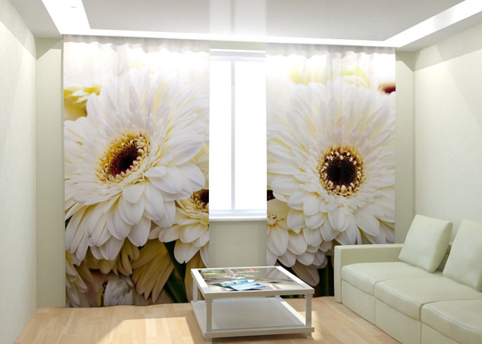 Kuvaverhot GERBERA 300x260 cm