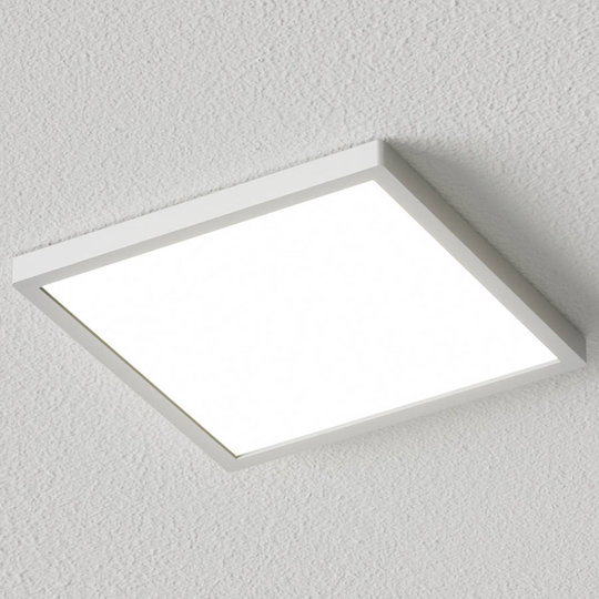 Kulmikas LED-kattovalaisin Solvie, hopea
