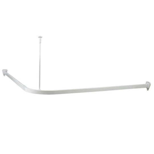 Arrow Safir Suihkuverhotanko valkoinen, 900 x 900 mm, kattokiinnityksellä