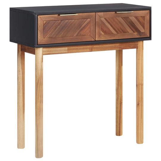 vidaXL Konsolipöytä 70x30x75 cm täysi akaasiapuu ja MDF