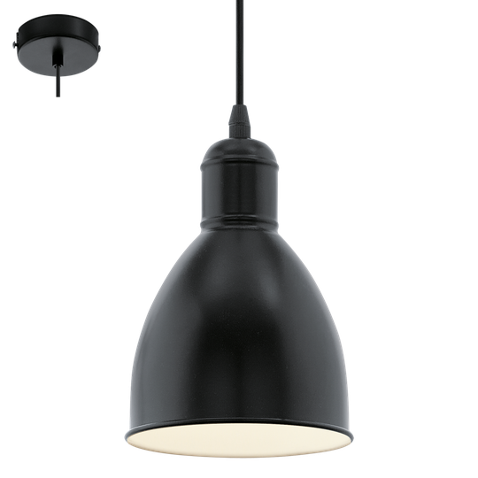 Priddy pendant (musta)