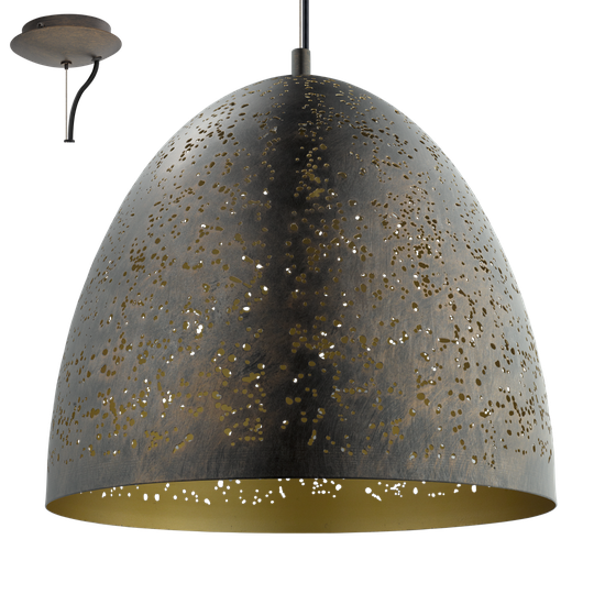Safi ceiling light 40,5cm (Tan / ruskea)