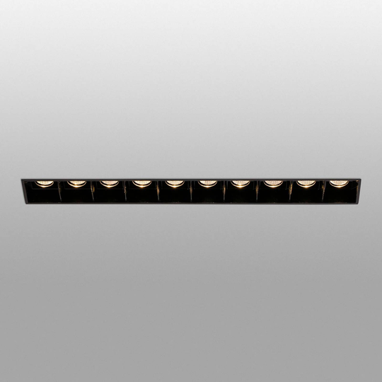 LED-uppovalaisin Troop Trimless, 10-lamppuinen