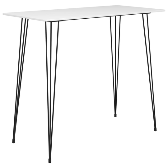 vidaXL Baaripöytä valkoinen 120x60x105 cm