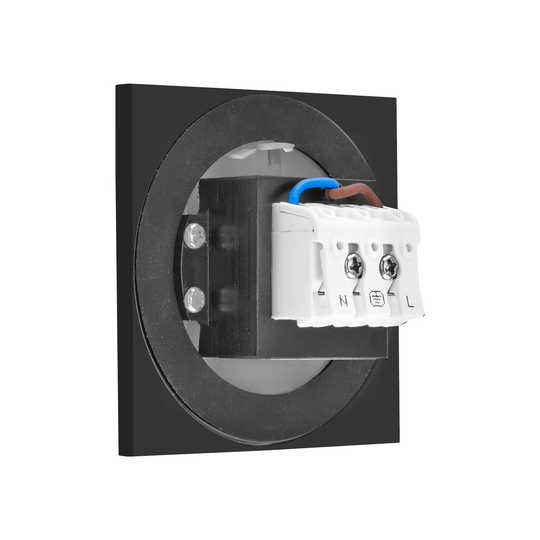 EVN LQ230-LED-seinäuppovalaisin, down, antrasiitti