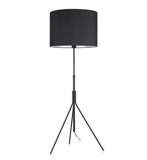 Sling floor light (musta)
