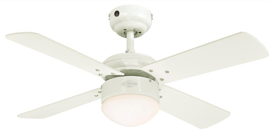 Colosseum takfläkt LED (valkoinen)