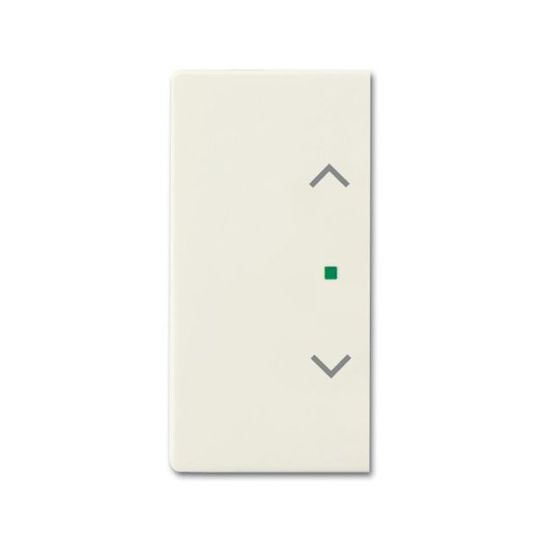 ABB Future Linear 6220-0-0591 Yksiosainen vipupainike verhot, oikea/vasen Chalet-white
