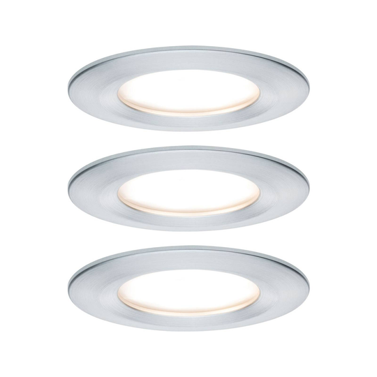 Paulmann Nova upotettava LED-kohdevalo 3 kpl