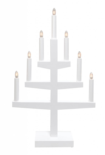 Trapp 7L candlestick white (valkoinen)