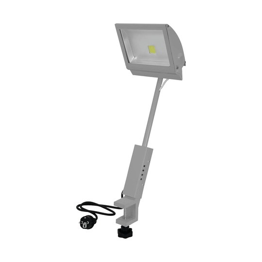 EUROLITE KKL-50-LED-valaisin, kiinnitin 50W hopea