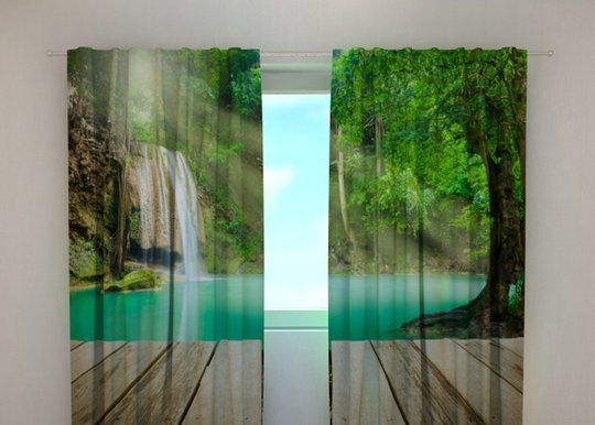 Pimennysverho LAKE AT THE DOORSTEP 240x220 cm