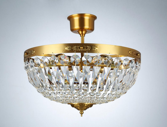 Rhea medium kristall (Brass / Kulta)