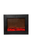 Koriste Fireplace, sisäkäyttöön Musta