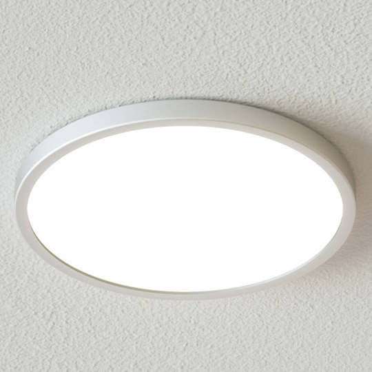 Pyöreä LED-kattovalaisin Solvie, hopea