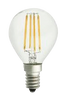 Filamenttikoristelamppu LED, himmennettävä pallolamppu, E14, 4 W, Ø 45 mm, meripihka Läpikuultava