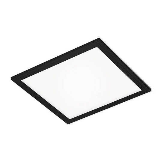 LED-paneeli Simple, musta, ultraohut, 30x30cm