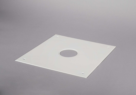 Cover frame 360x360 Ø85 White (Valkoinen)