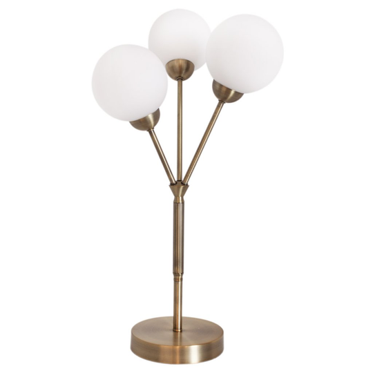 3Some table lamp (antiikki messinki)