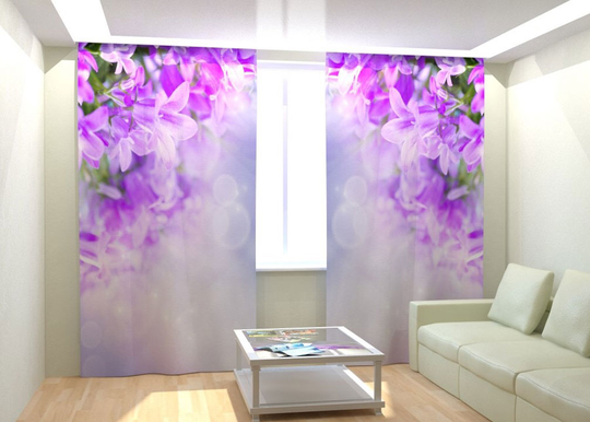 Kuvaverhot PURPLE MORNING 300x260 cm