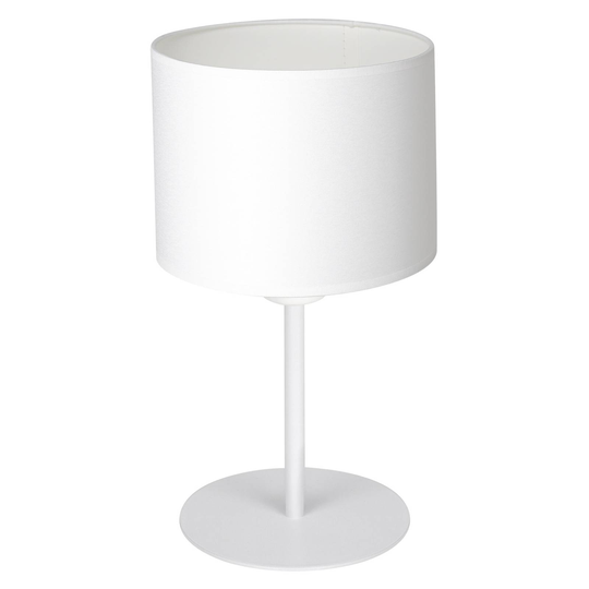 Soho-pöytälamppu lieriö, korkeus 34 cm valkoinen