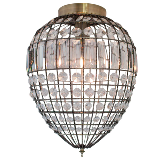 Amadeus ceiling light (antiikki messinki)