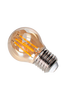 LED-filamenttikoristelamppu, himmennettävä, E27, meripihka Amber