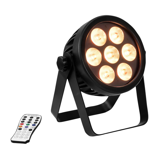 EUROLITE LED 4C-7 Silent Slim Spot -LED-kohdevalo