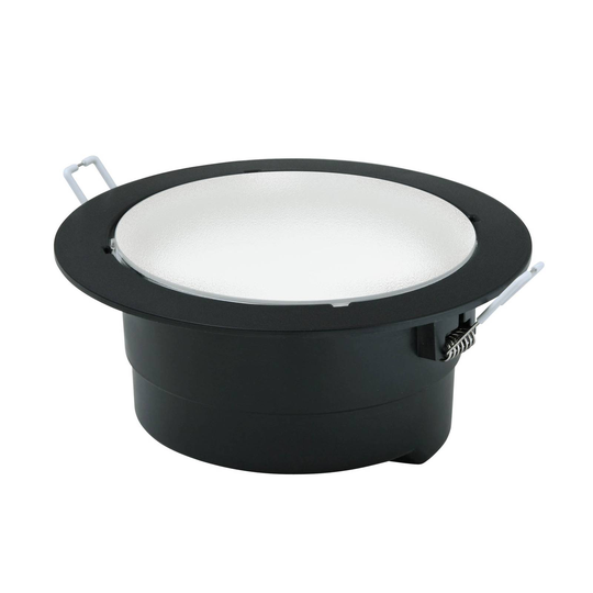 Teresa 160 -LED-alasvalo, GX53, CCT, 10W, musta