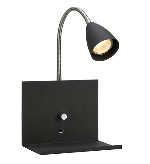 Logi wall light (musta)