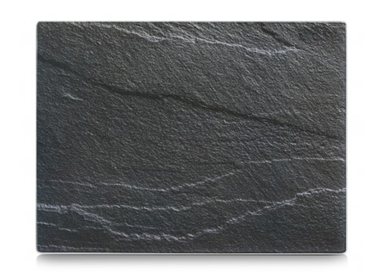 Lasinen leikkuulauta Slate