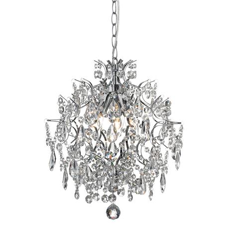 Häringe crystal chandelier (Kromattu / kiillotettu)