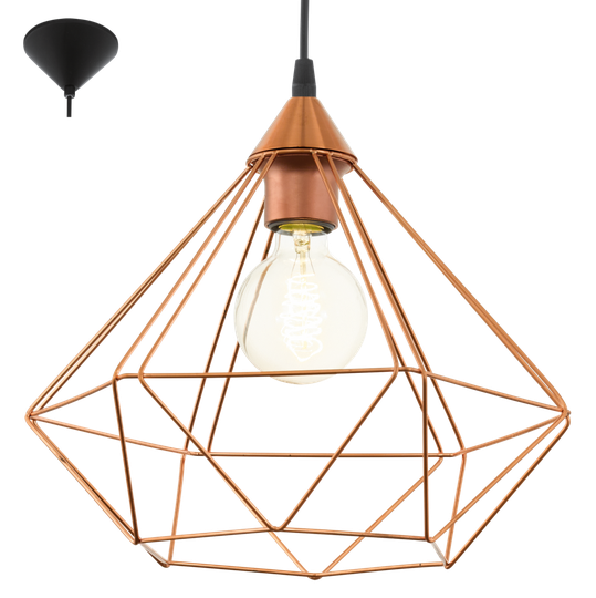 Tarbes ceiling lamp (kupari)