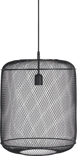 Grid ceiling light 40cm (musta)