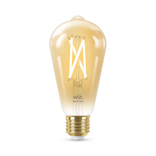 WiZ ST64 LED-lamppu E27 7W Edison amber CCT