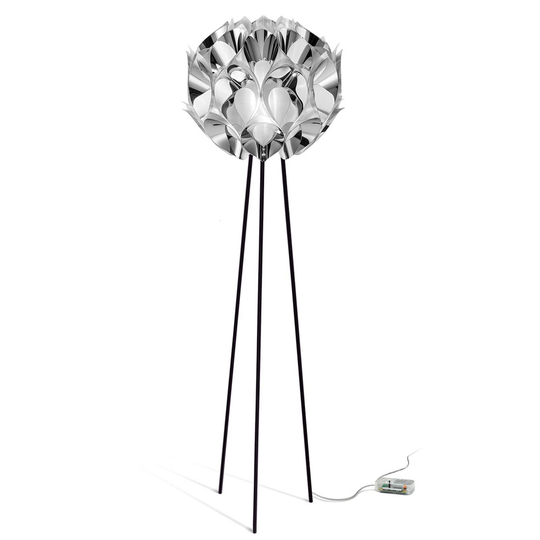 Slamp Flora -design-lattiavalaisin, hopea