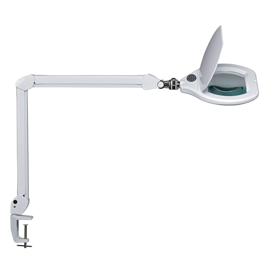 LED-suurennuslasivalaisin MAULcrystal, kiinnitin