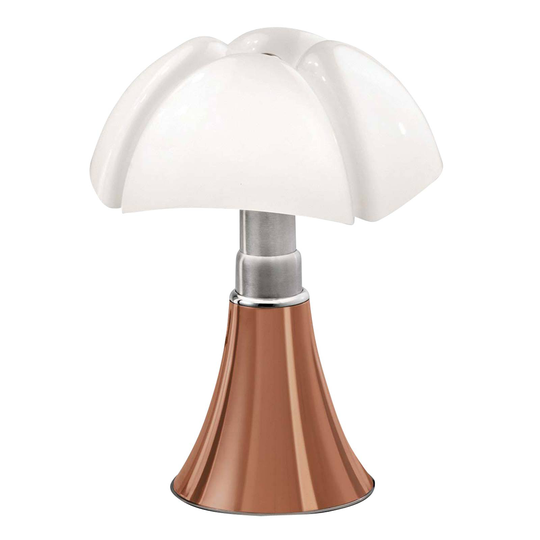 Martinelli Luce Minipipistrello -pöytävalo kupari