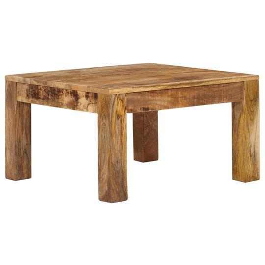 vidaXL Sohvapöytä 60x60x35 cm kiinteä mangopuu