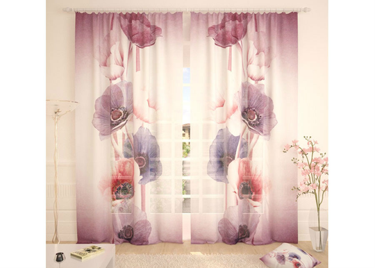 Tylliverhot Floral Vintage 400x260 cm