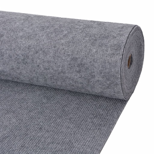 vidaXL Näyttely Rihmamatto 1,2x20 m harmaa