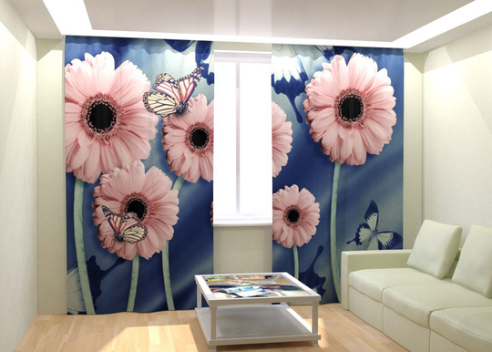 Kuvaverhot PINK SUMMER 300x260 cm