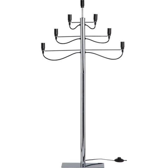 Milano floor candlestick (Kromattu / kiillotettu)
