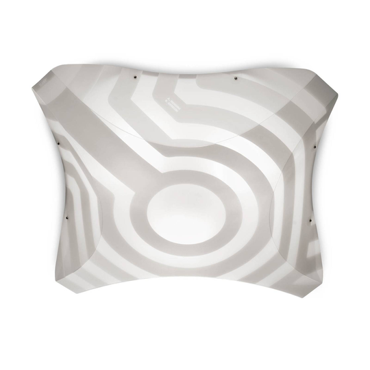 Slamp Venti -design-kattovalaisin, 36 x 36 cm